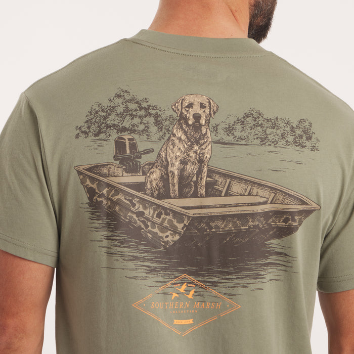 Bay Green | On Model Back Detail