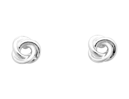 Liberté Petite Fable Knot Stud Earring Silver | Women's Jewellery | Gretel Lane