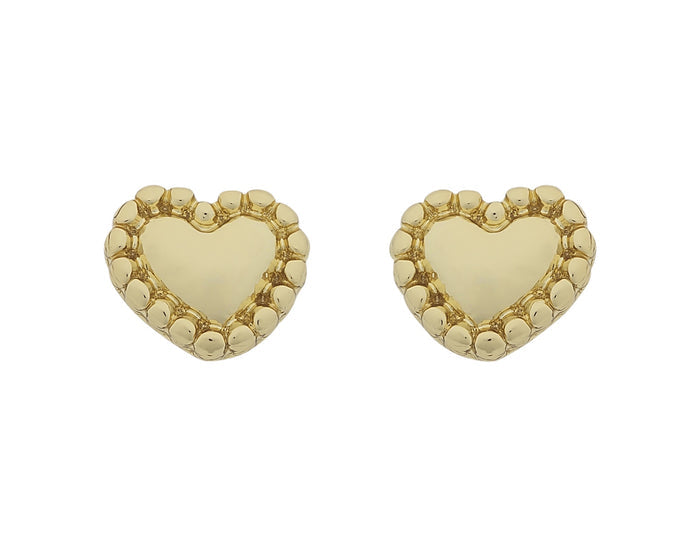 Liberté Petite Frankel Heart Stud Earring Gold | Women's Jewellery | Gretel Lane