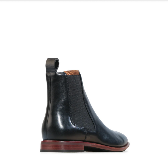 EOS Women's Phebes Chelsea Boot in Black Leather | Gretel Lane