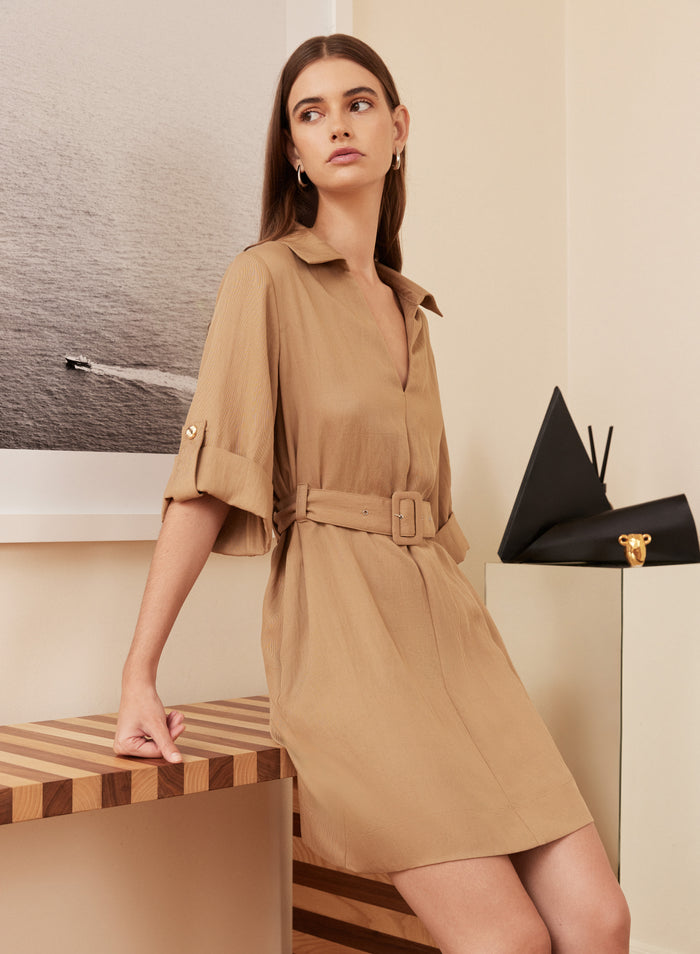 Phoenix Dress (Tan)
