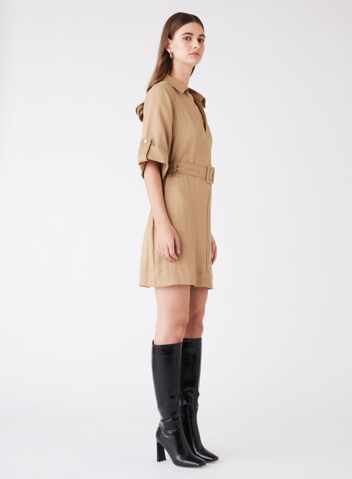 Phoenix Dress (Tan)
