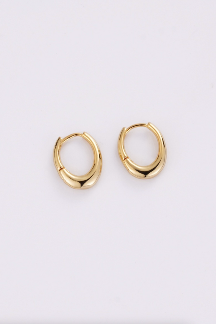 Zafino Pia Small Hoop Earrings Gold | Women's Jewellery | Gretel Lane