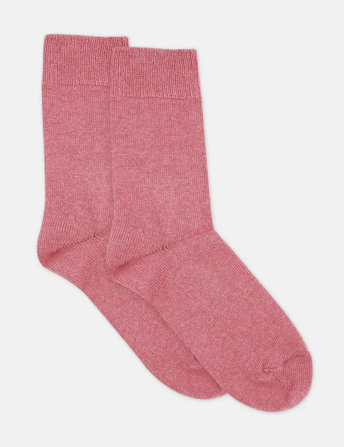 Pina Crew Sock (Rosewood)