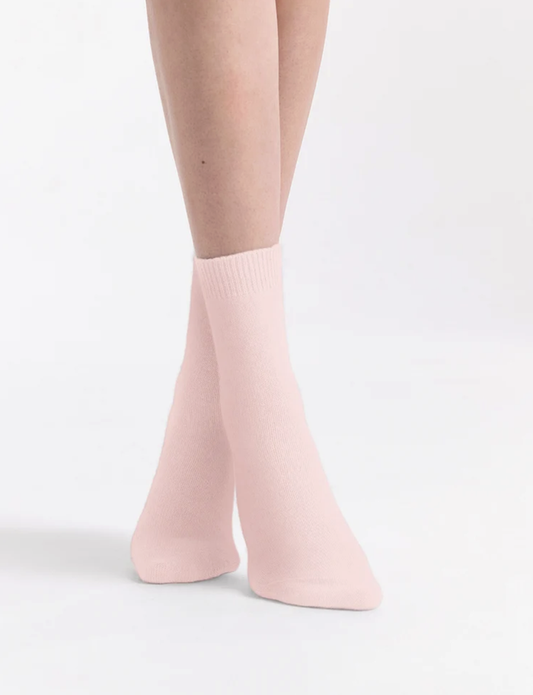 Levante Pina Wool Blend Crew Sock in Rosette | Women's Socks | Gretel Lane