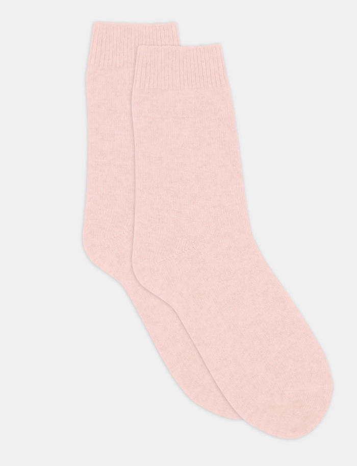 Levante Pina Wool Blend Crew Sock in Rosette | Women's Socks | Gretel Lane