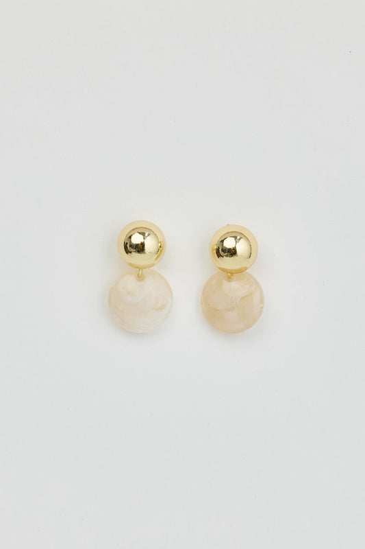 Pino Earrings (Creme)