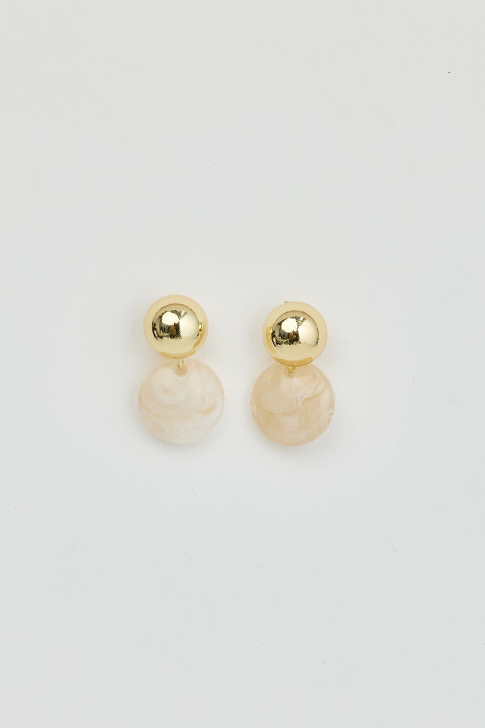 Pino Earrings (Creme)