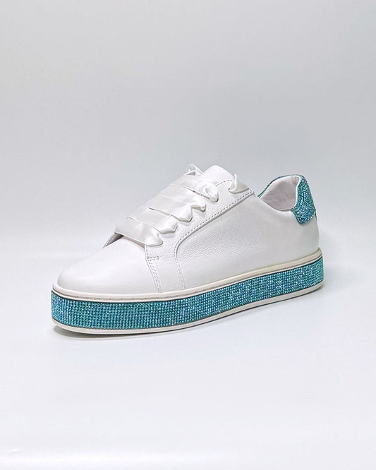 Pluma (White/Aqua)