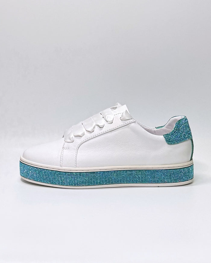Pluma (White/Aqua)