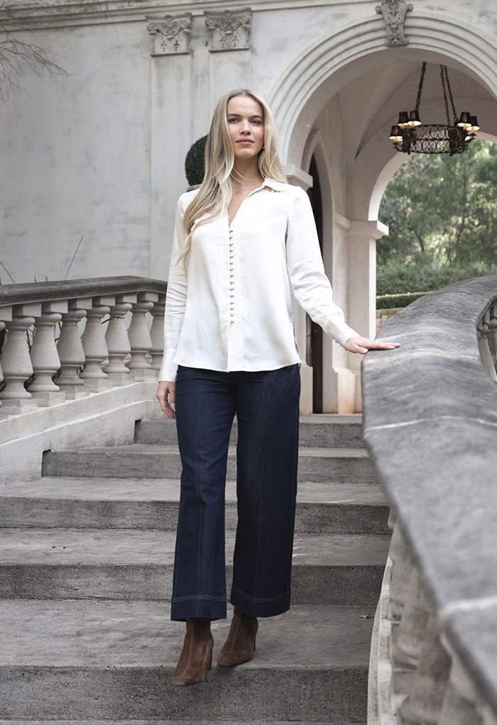 Poppy Shirt (Cream) | Online Womens Clothing Shop | Gretel Lane