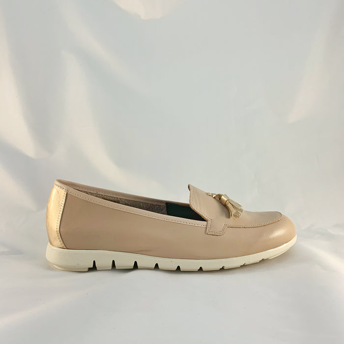 Women’s Nude Rose Gold Loafers