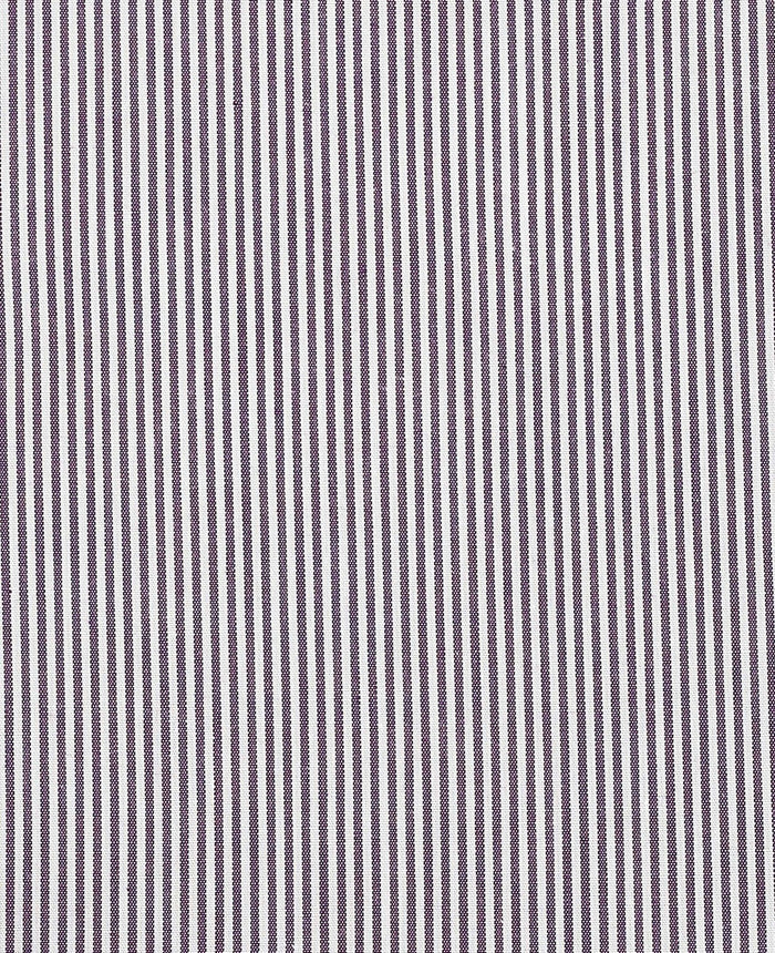 Men's Purple White Stripe Cotton Poplin Slim Fit Pin Collar Formal Shirt With Double Cuffs fabric detail