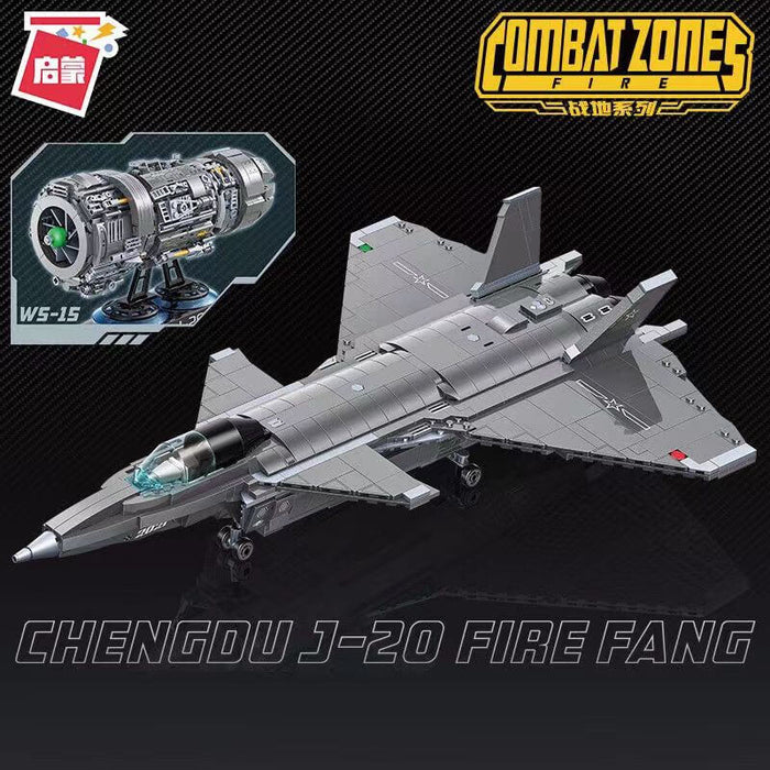 QMAN 23011 J-20 Fighter Aircraft QMAN