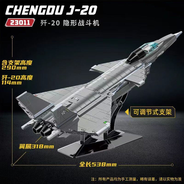 QMAN 23011 J-20 Fighter Aircraft QMAN