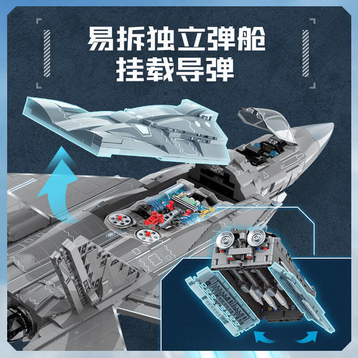 QMAN 23017 J-35 Stealth Shipborne Fighter QMAN