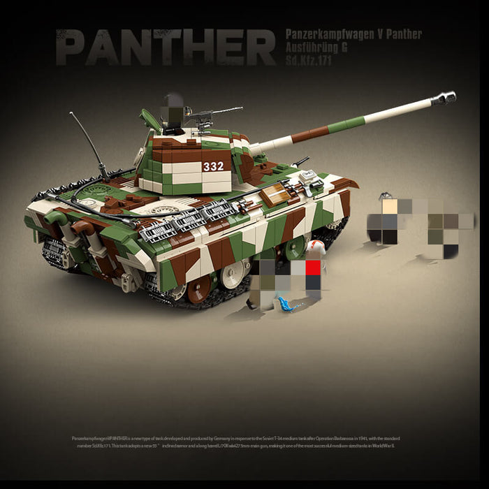 QUANGUAN 100252 Panzerkampfwagen V Panther Ausfuhrung G