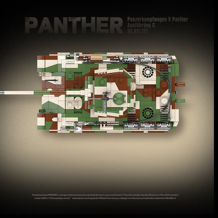 QUANGUAN 100252 Panzerkampfwagen V Panther Ausfuhrung G