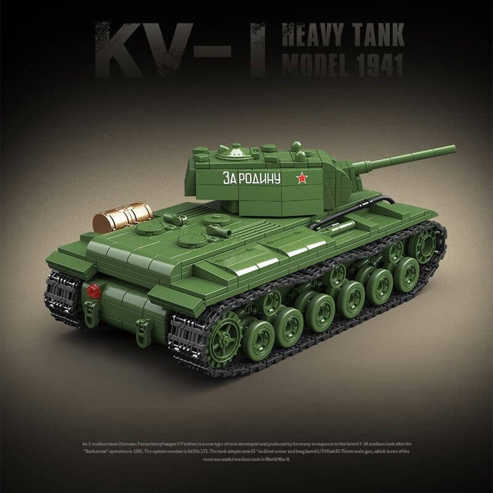 Quanguan 100253 KV-1 Heavy Tank 1941 Model