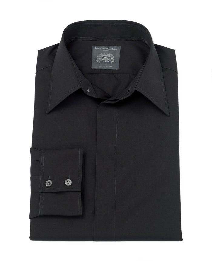Make your own made to measure dark grey shirts online