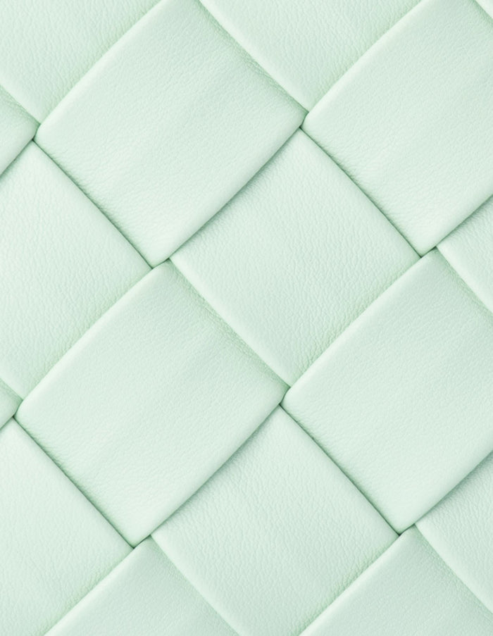 Quinn Women's Woven Clutch Bag in Mint Green | Gretel Lane
