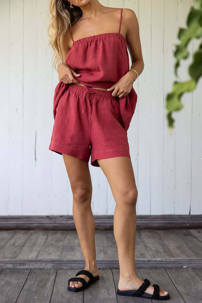 Ramona Shorts (Brick)
