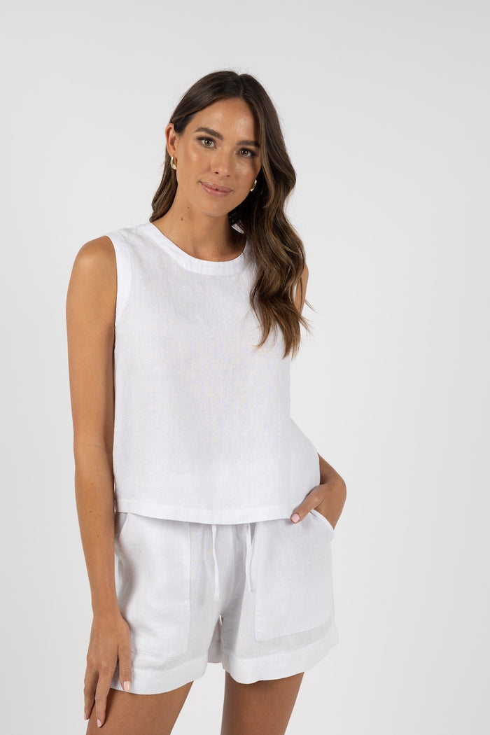 Ramona Shorts (White)