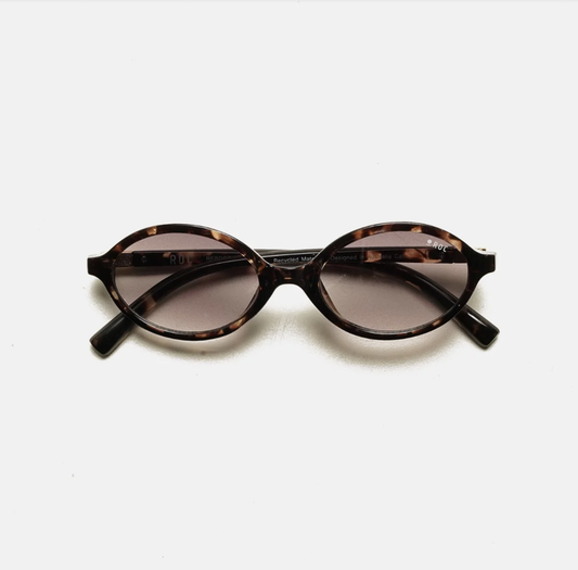 ROC Reboot Oval Sunglasses Tortoiseshell-Smoke | Women's Eyewear | Gretel Lane
