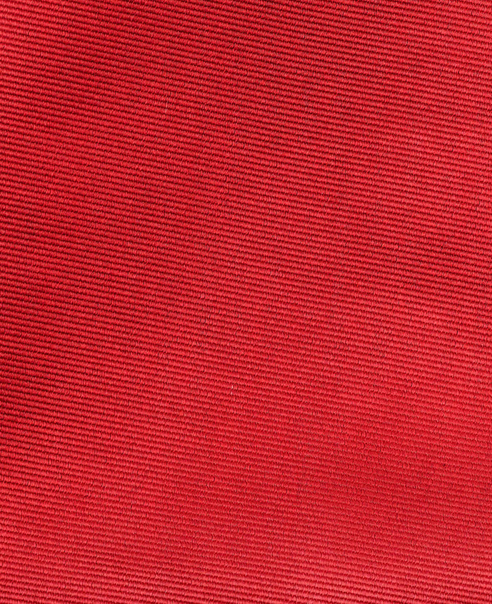 Men's Red Fine Twill Silk Pocket Square fabric detail