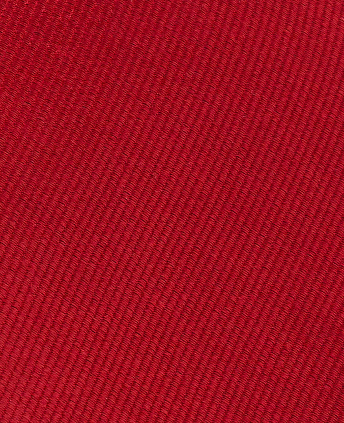 Red Fine Twill Silk Tie