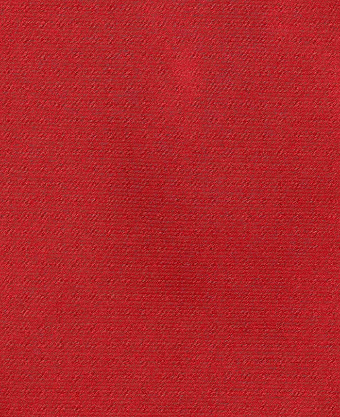 Men's Red Seven Fold Silk Tie fabric detail