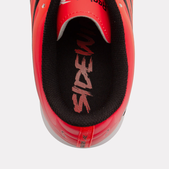 REEBOK FOOTWEAR UNISEX Sidewinder 26 Club Turf Soccer Shoes NEON CHERRY/RIVAL RED/BLACK