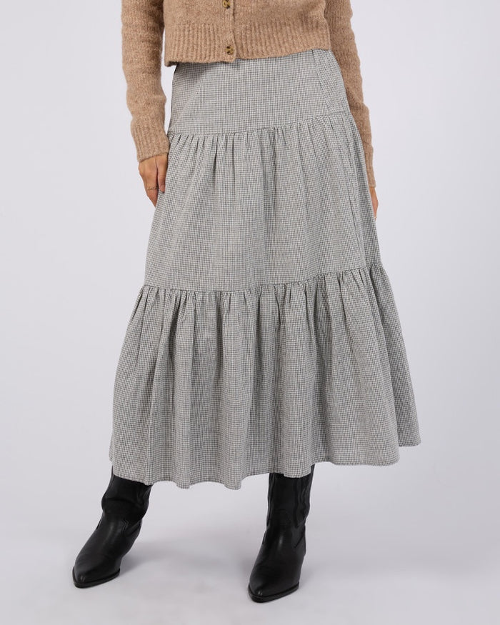 Women's check maxi skirt | All About Eve