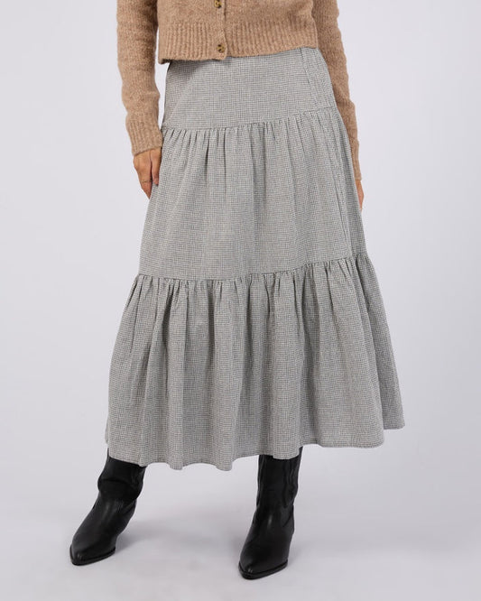 Women's check maxi skirt | All About Eve