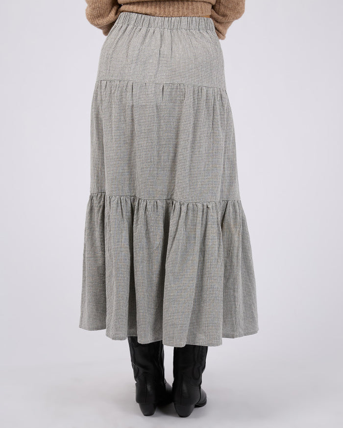 women's check maxi skirt | All About Eve
