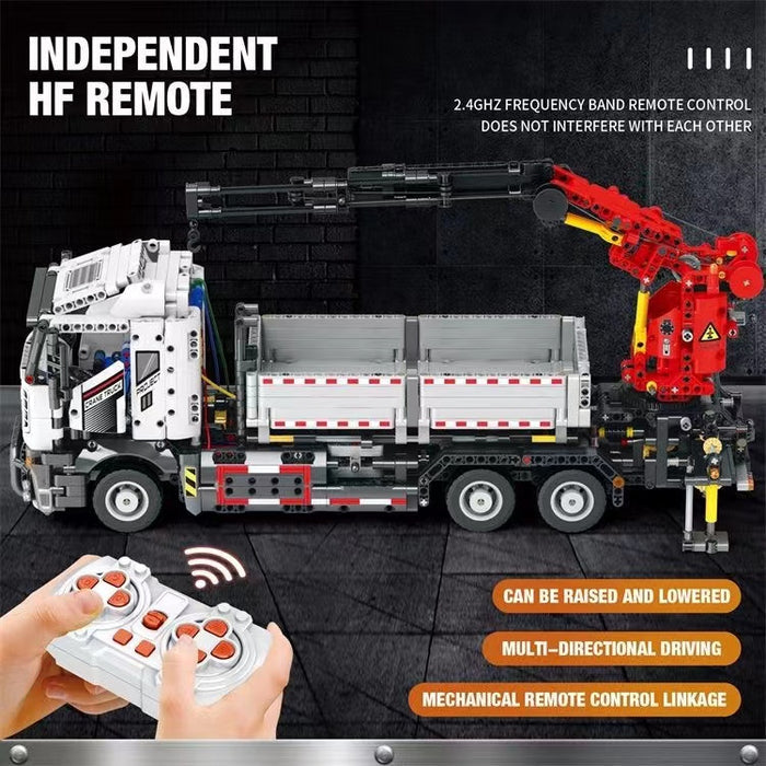 Reobrix 22011 RC Mechanical Crane Truck Reobrix