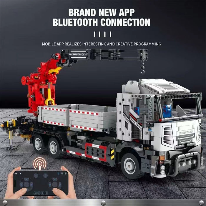 Reobrix 22011 RC Mechanical Crane Truck Reobrix