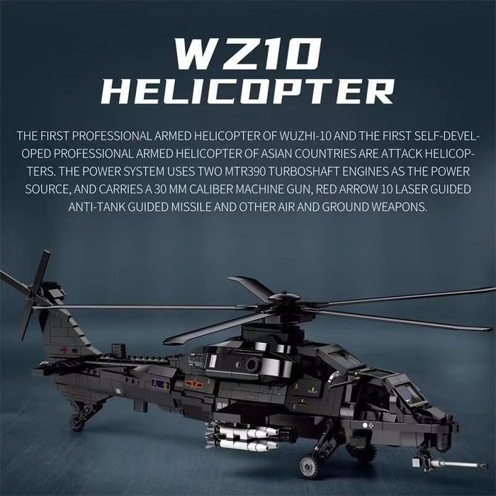 Reobrix 33033 Z-10 Medium Attack Helicopter