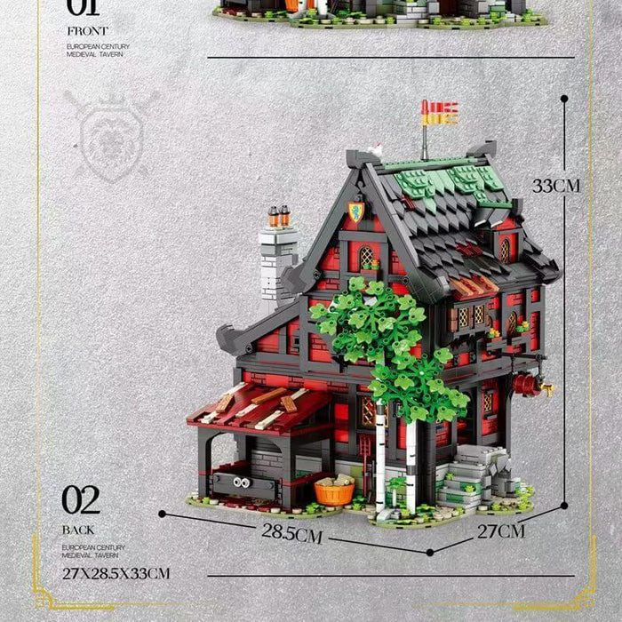 Reobrix 66017 Medieval Tavern THE CRUSADER'S INN Afobrick