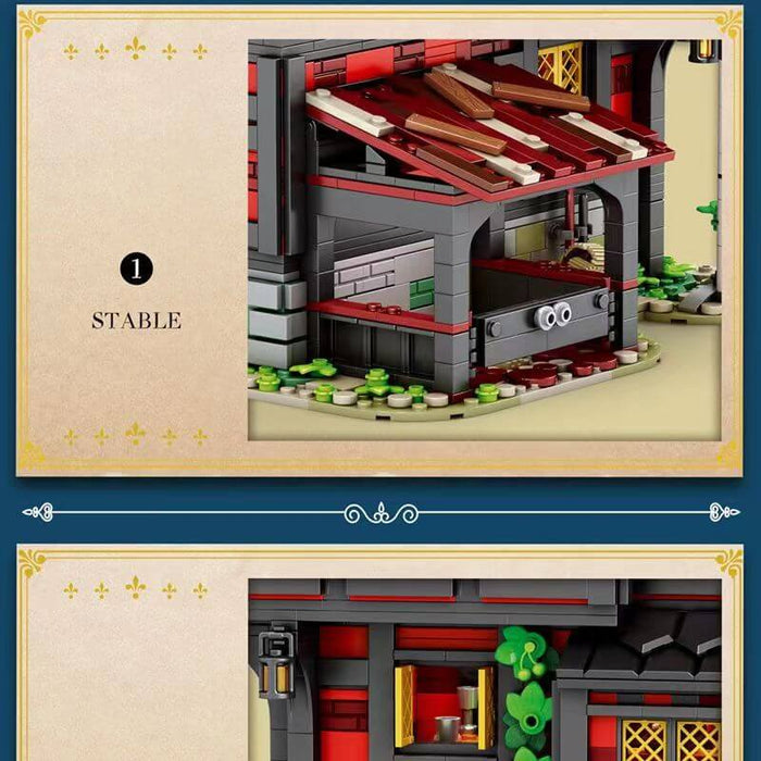 Reobrix 66017 Medieval Tavern THE CRUSADER'S INN Afobrick
