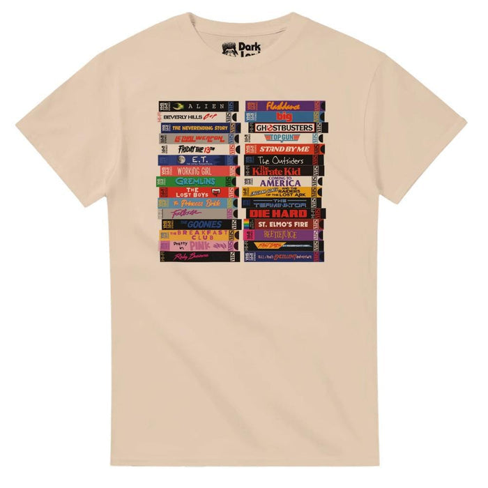 Retro 80s Movies VHS Stacks T-Shirt