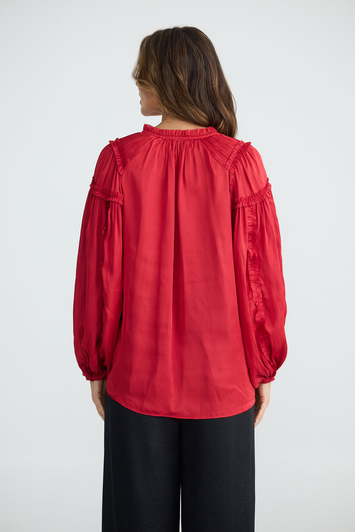 Ritz Blouse (Cherry)