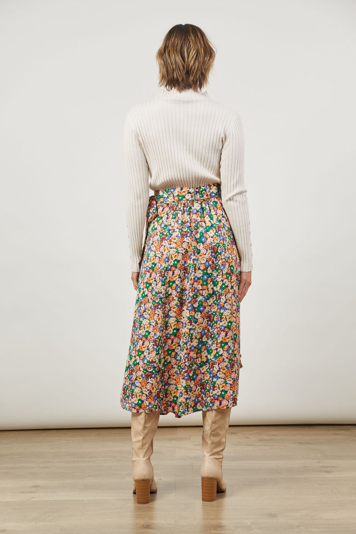 Romance Wrap Skirt (Meadow Bloom)