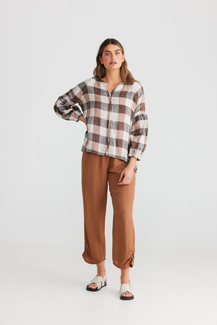Salerno Top (Luciana Check)