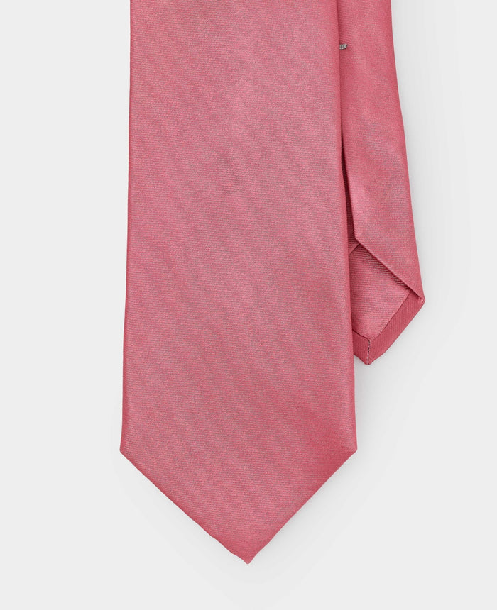 Men's Salmon Seven Fold Silk Tie