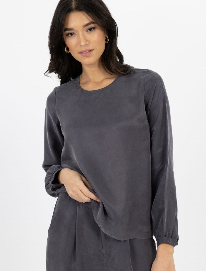 Sara Blouse (Smoke)