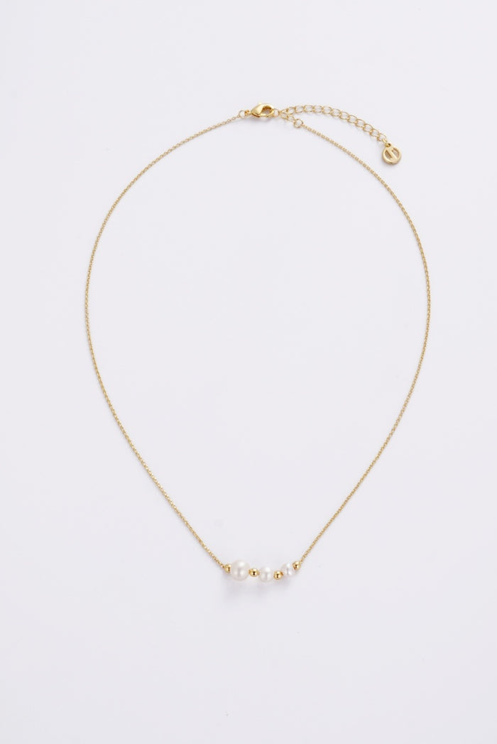 Zafino Women's Gold Scarlett Pearl Necklace | Gretel Lane