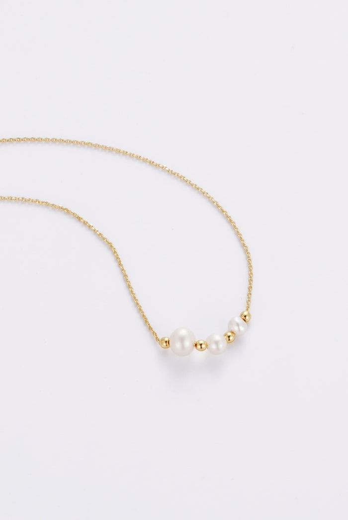 Zafino Women's Gold Scarlett Pearl Necklace | Gretel Lane