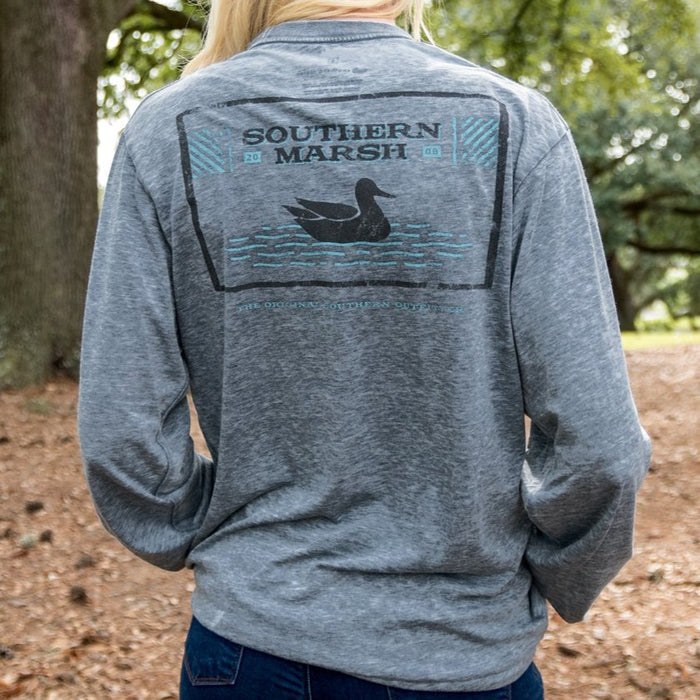 SEAWASH Midnight Gray | SEAWASH™ Tee | Pond | Long Sleeve