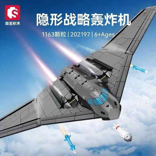 Sembo 202197 Stealth Strategic Bomber